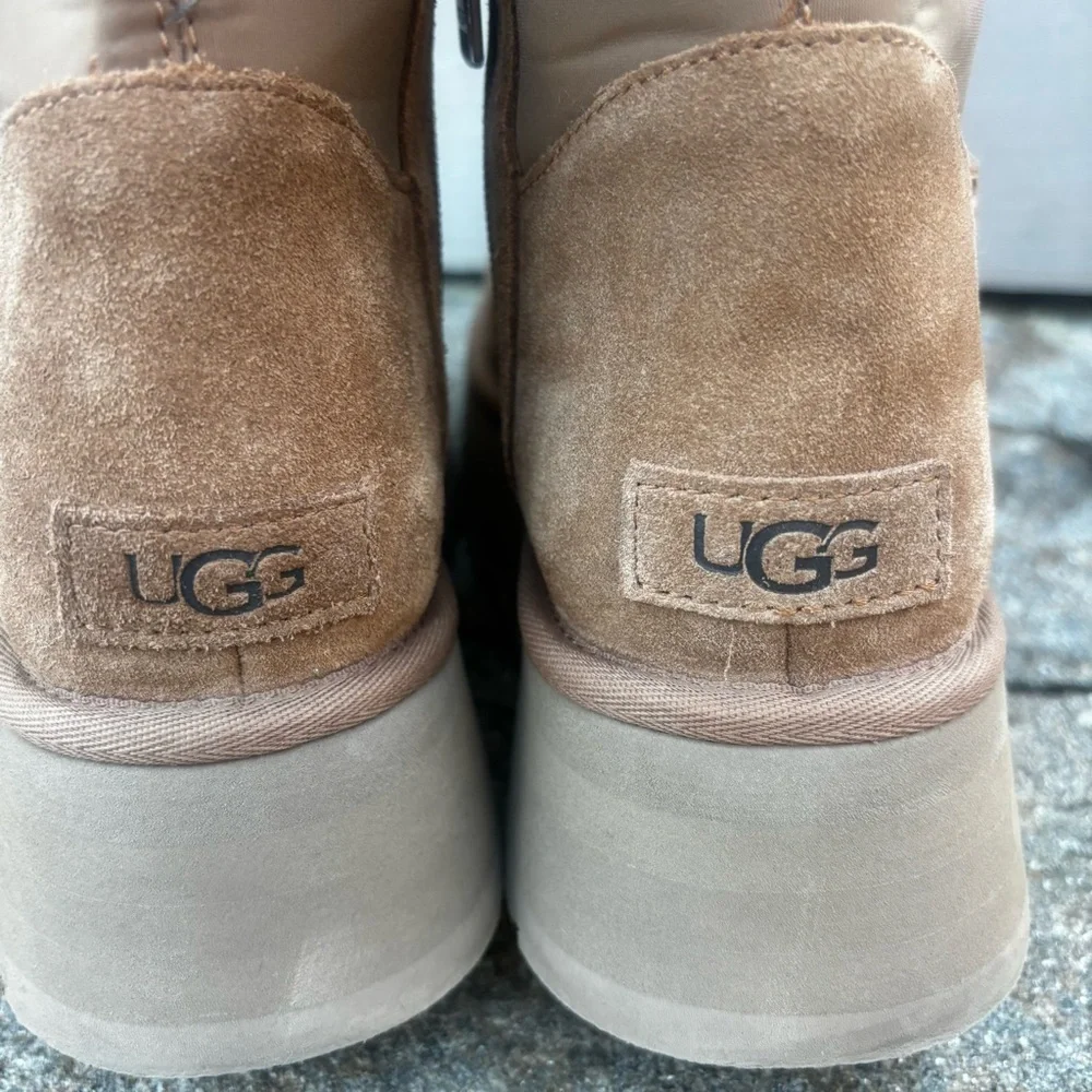UGG Classic Dipper Platform Boots Size 10 - Picture 6 of 14